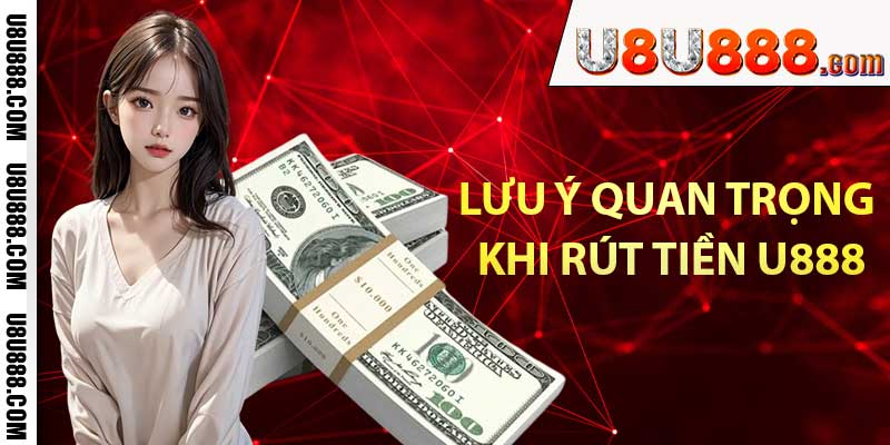 Những lưu ý quan trọng khi rút tiền U888 anh em cần biết