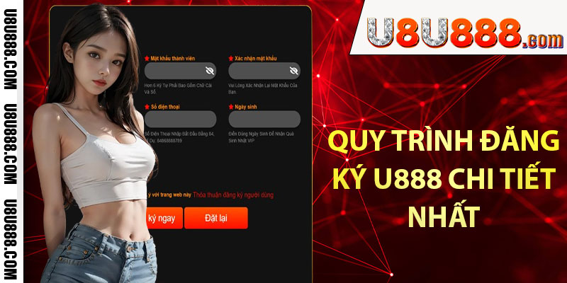 Quy trình đăng ký U888 chi tiết nhất